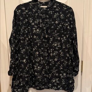 Denim & Supply Ralph Lauren Navy Floral Blouse